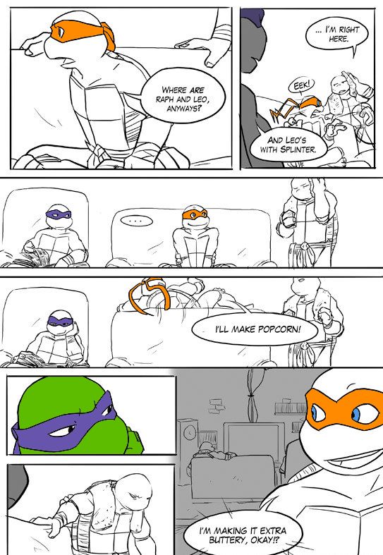 TMNT Black and Blue ch. 2 Colored by: Amateur page 8 full