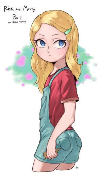 Young Beth Smith (Rick & Morty) cover