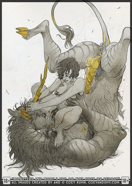 Monsters & More: An 18+ Sketchbook by Coey Kuhn VOLUME 3 page 12 full