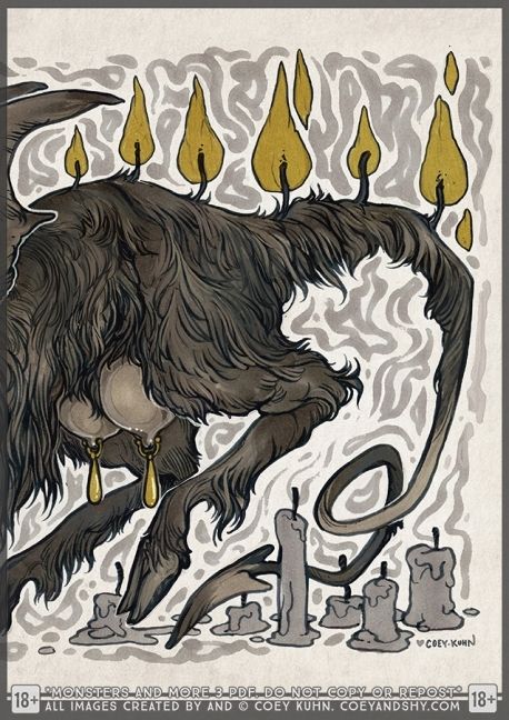 Monsters & More: An 18+ Sketchbook by Coey Kuhn VOLUME 3 page 6 full