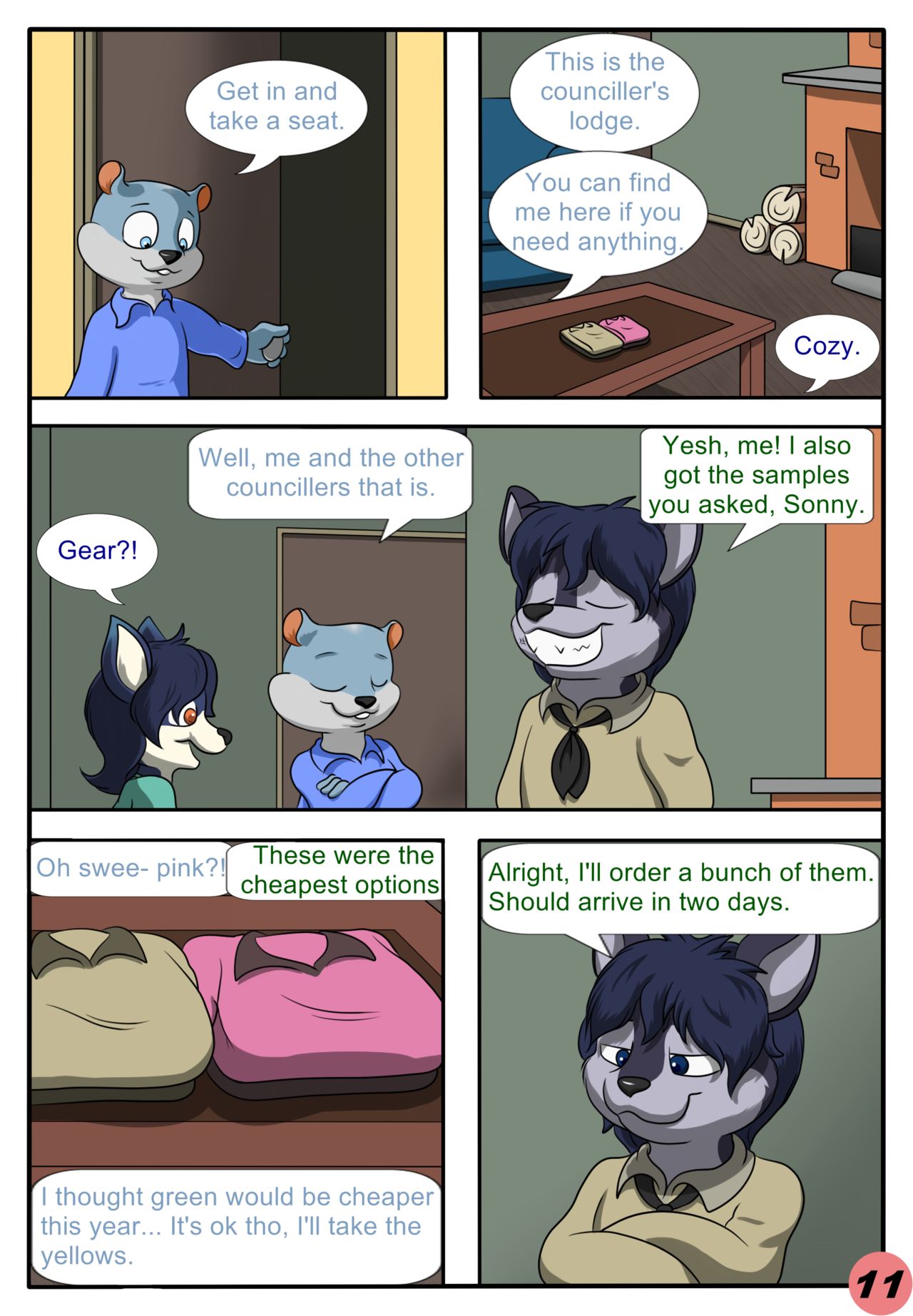 Summer Camp Antics page 11 full