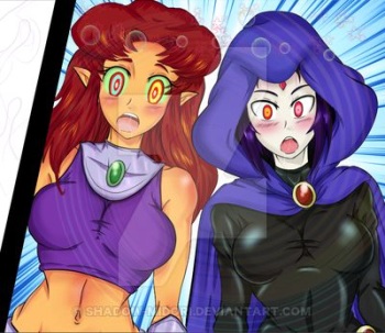 [Shadow-Midori] Girls Fight (Teen Titans) cover