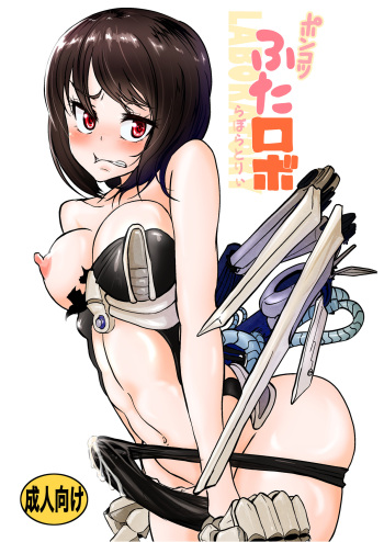 [Mikenekohanten (Sakamoto Kafka)] Ponkotsu Futa Robo Laboratory cover