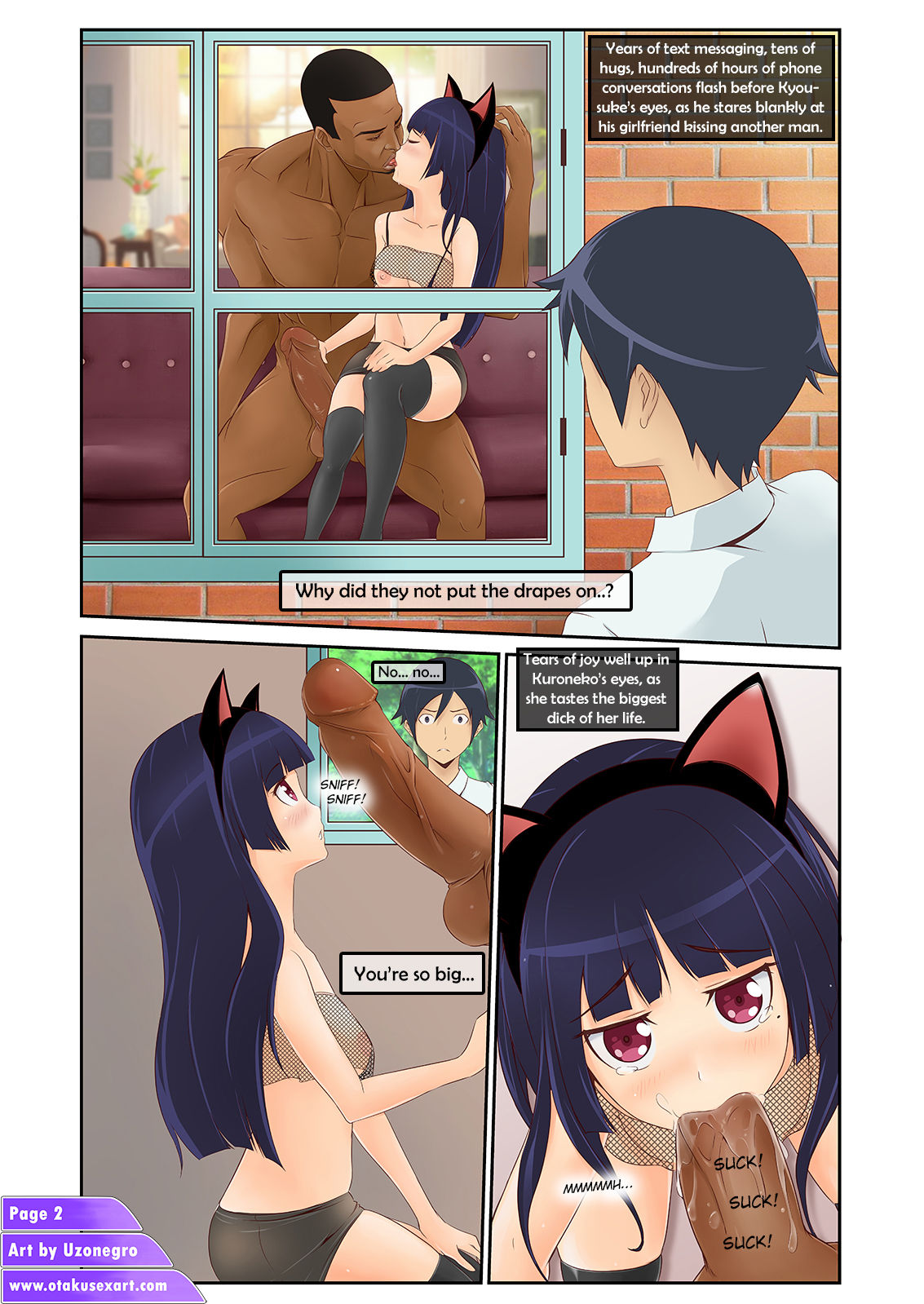 Kuroneko's interracial cuckolding fucktime page 3 full
