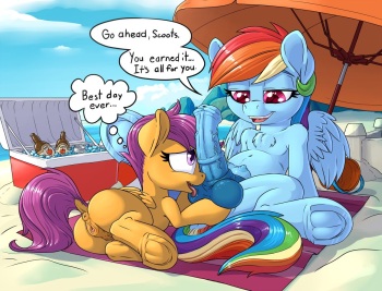 [PussPuss] Rainbow Shows Scoots a Trick (My Little Pony: Friendship is Magic) cover