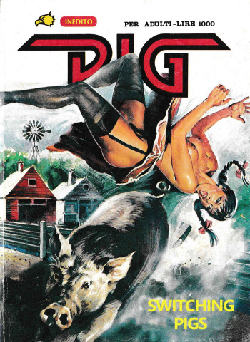 PIG #25  "SWITCHING PIGS" - ENGLISH cover