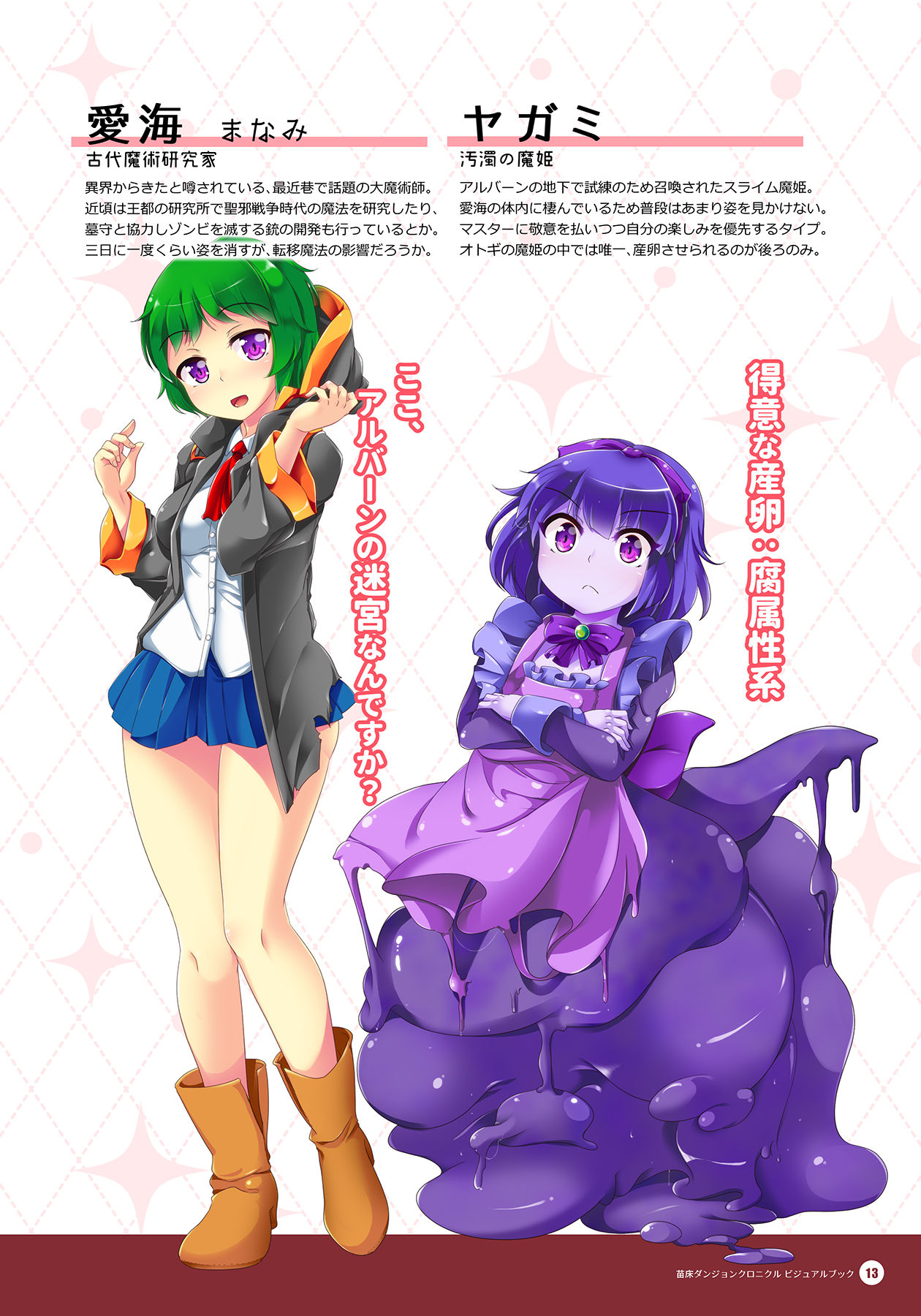 Naedoko Dungeon Chronicle Official Design Works page 12 full