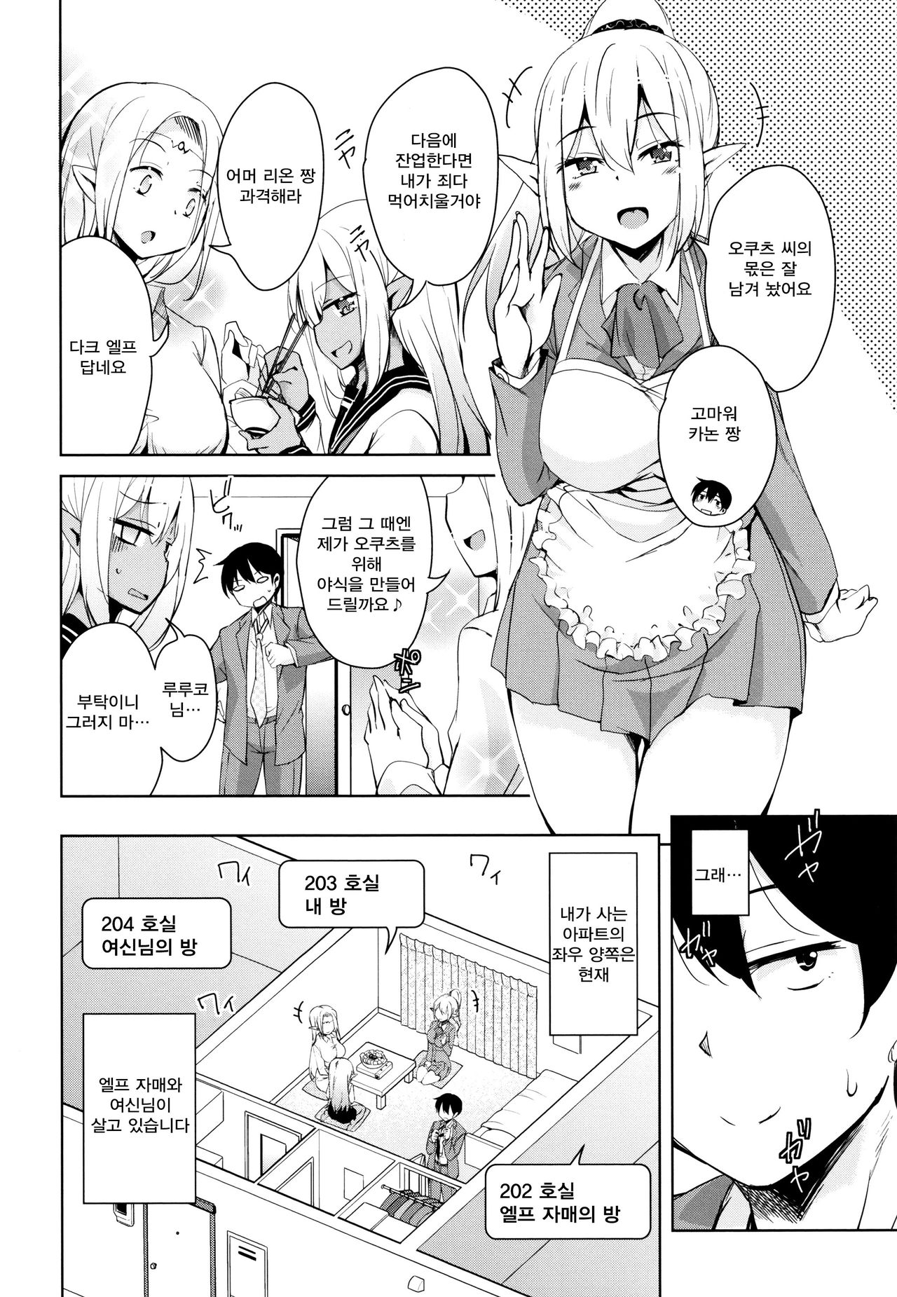 Tonari no JK Elf-san | 옆집의 JK 엘프 씨 page 8 full