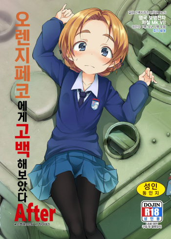 (C95) [Studio Woruto (Woruto)] Orange Pekoe ni Kokuhaku Shite Mita After | 오렌지페코에게 고백 해보았다 After (Girls und Panzer) [Korean] cover