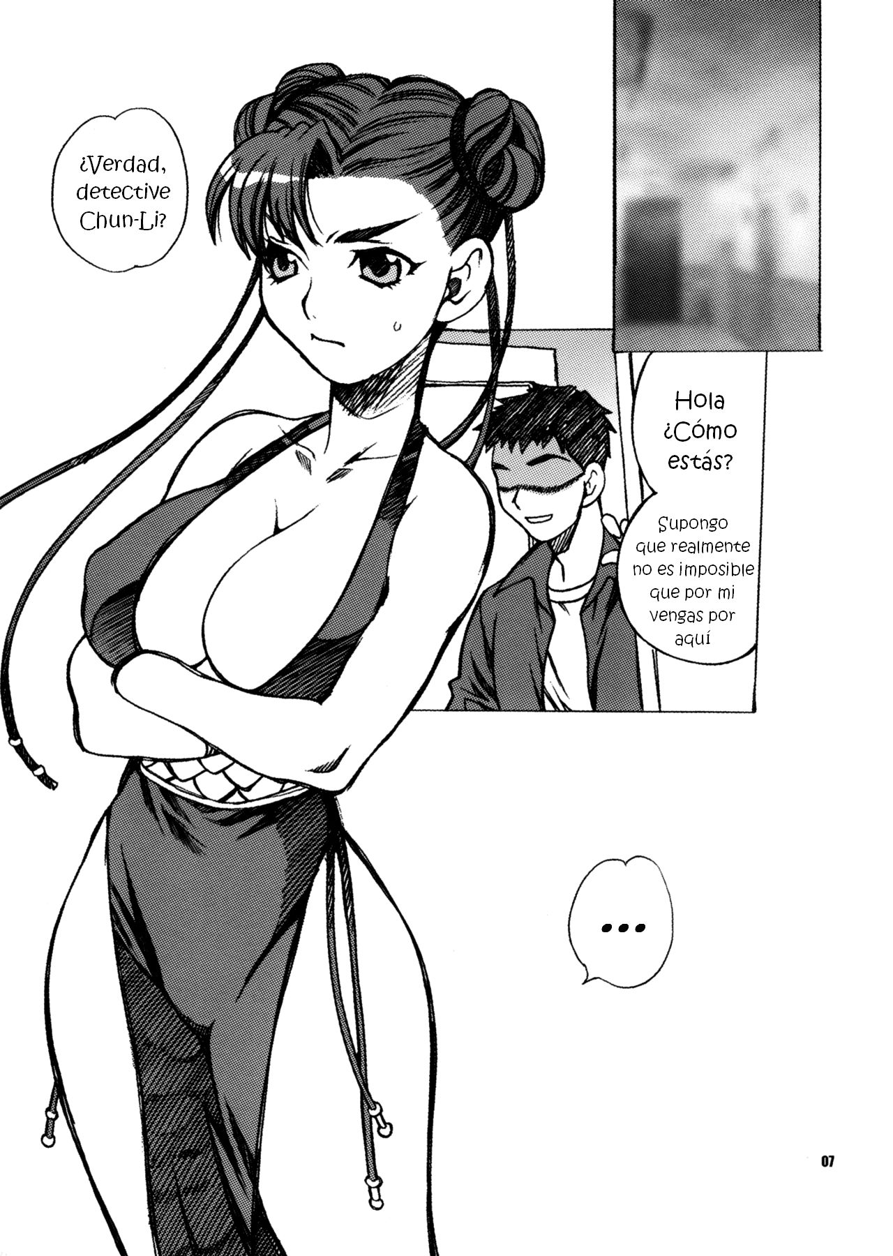 Yukiyanagi no Hon 18 Chun-Li Keiji no Oppai Sousa page 5 full