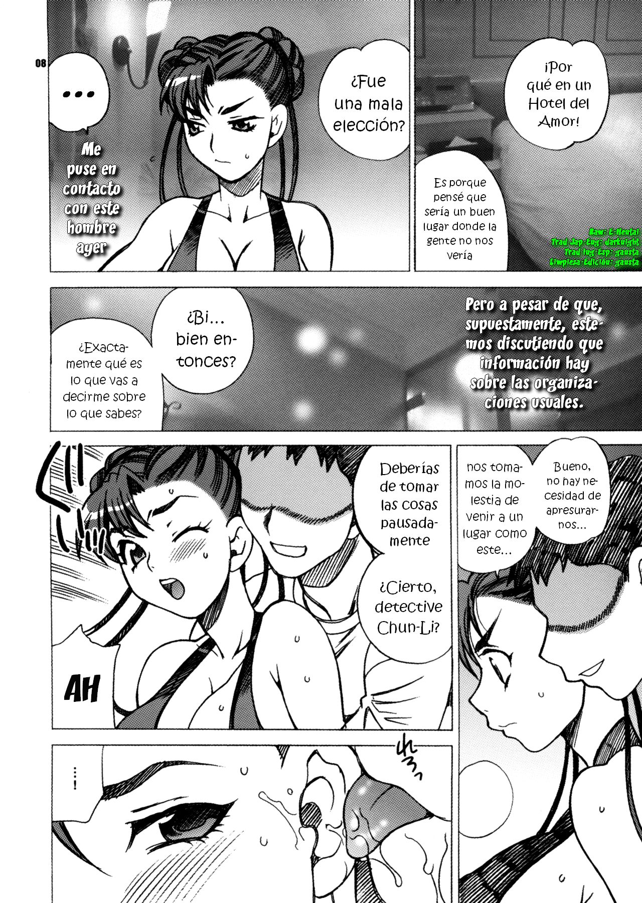 Yukiyanagi no Hon 18 Chun-Li Keiji no Oppai Sousa page 6 full