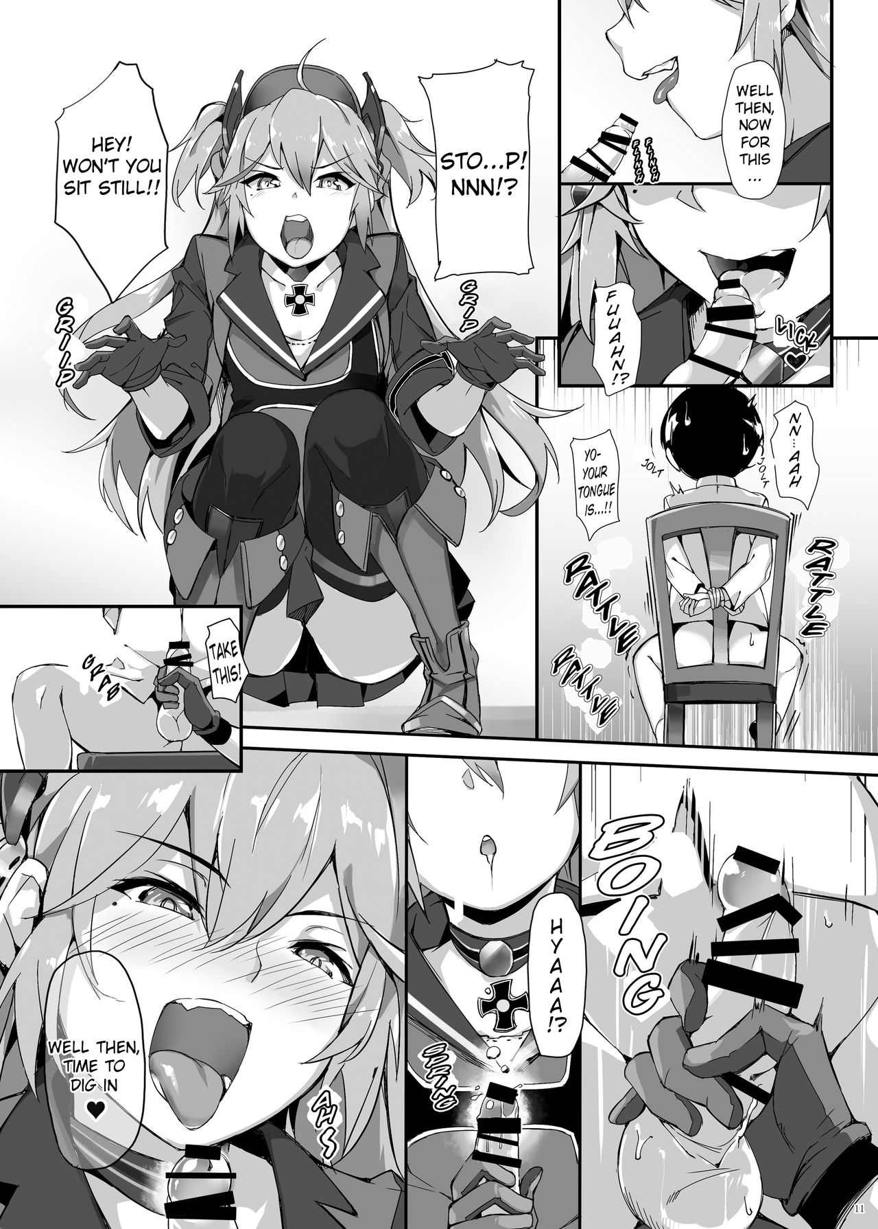 Hipper Shimai no Shota Sakusei Jinmon page 11 full