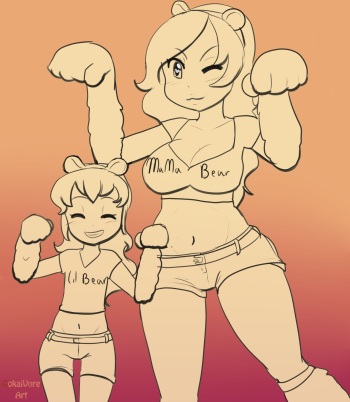 [GokaiVore] Mother Daughter Playtime cover