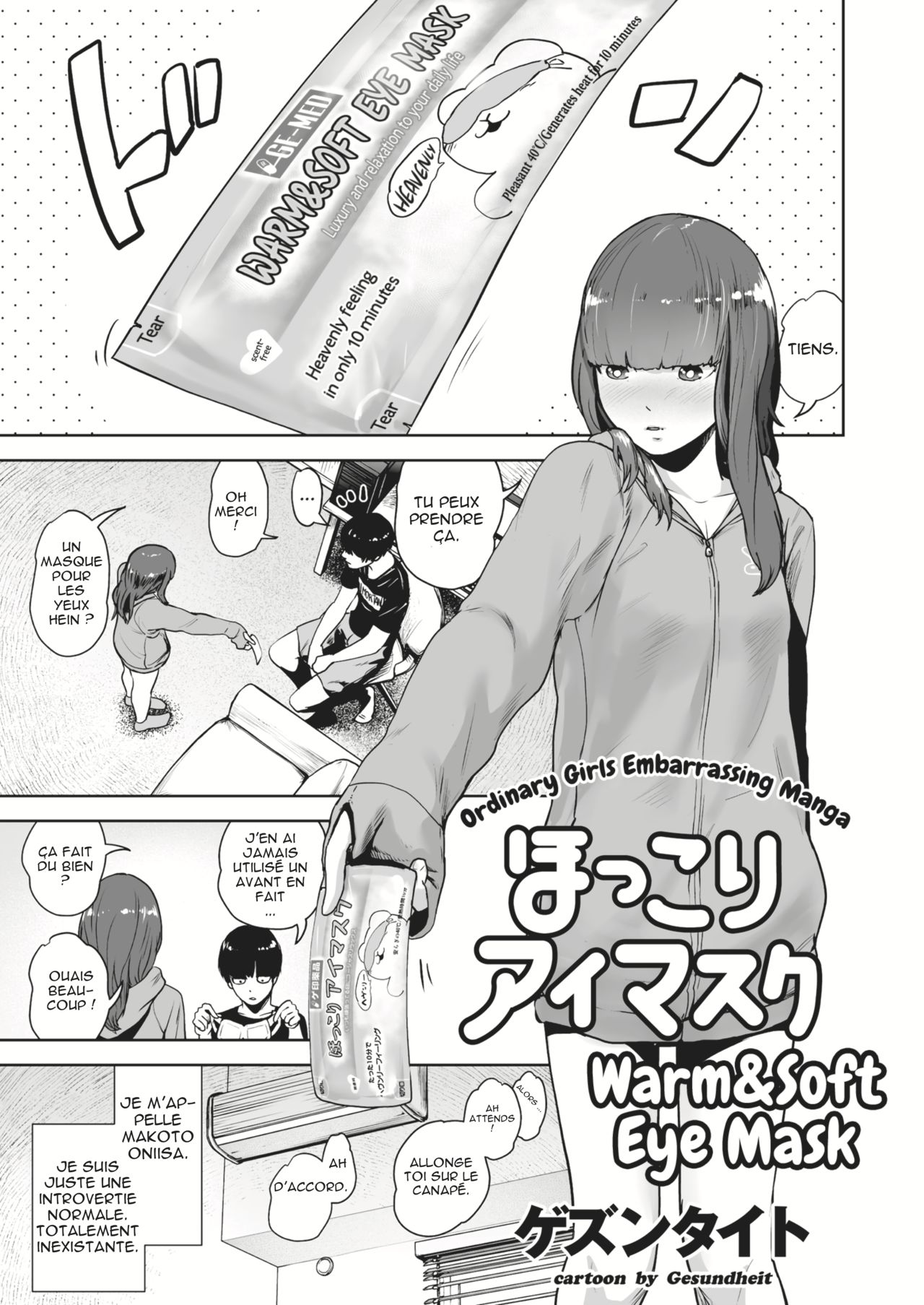 Hokkori Eye Mask | Warm&Soft Eye Mask page 1 full