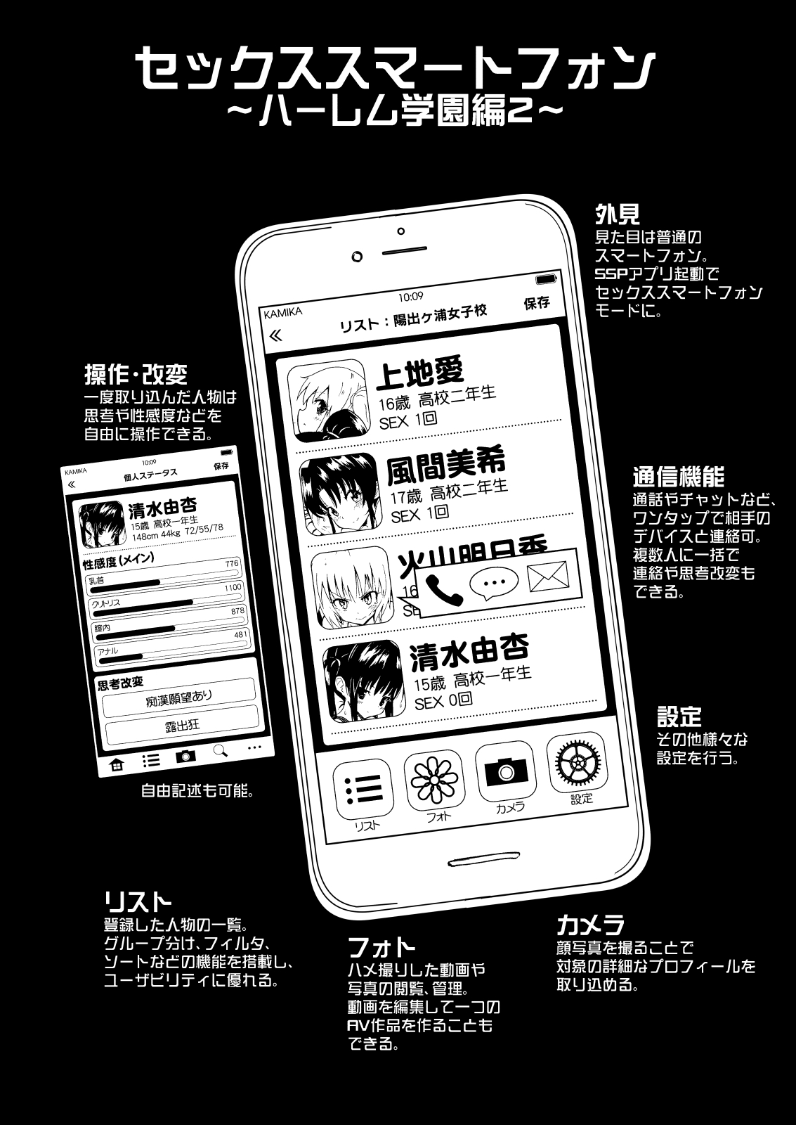 SEX SMART PHONE ~Harem Gakuen Hen 2~ page 4 full