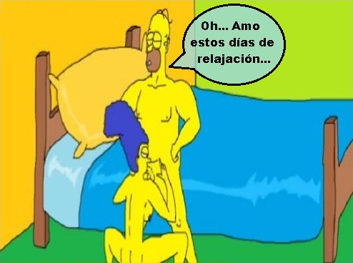Comic xxx de "Los Simpsons" - Un día de relajación page 9 full