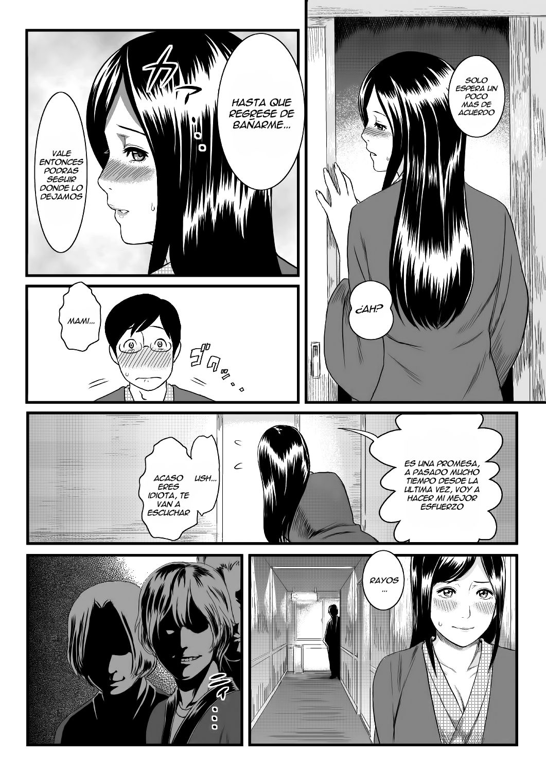 Onnayu ni Rannyuu Sareta Tsuma | Una Esposa Atrapada en el Baño page 5 full