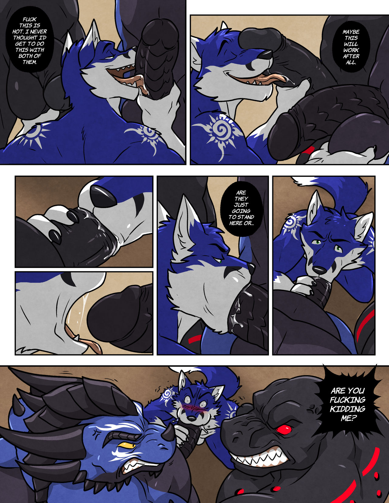 Black and Blue III page 3 full