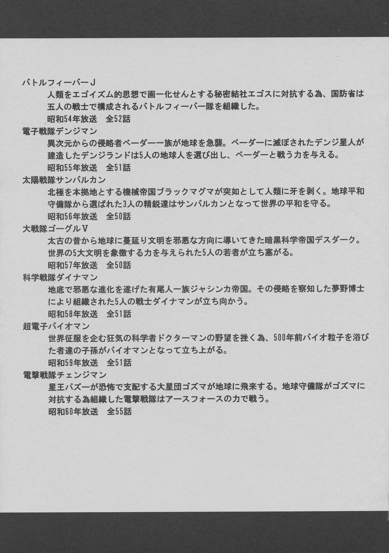 <<Tokusatsu>> Superheroine Sentai 80's page 5 full