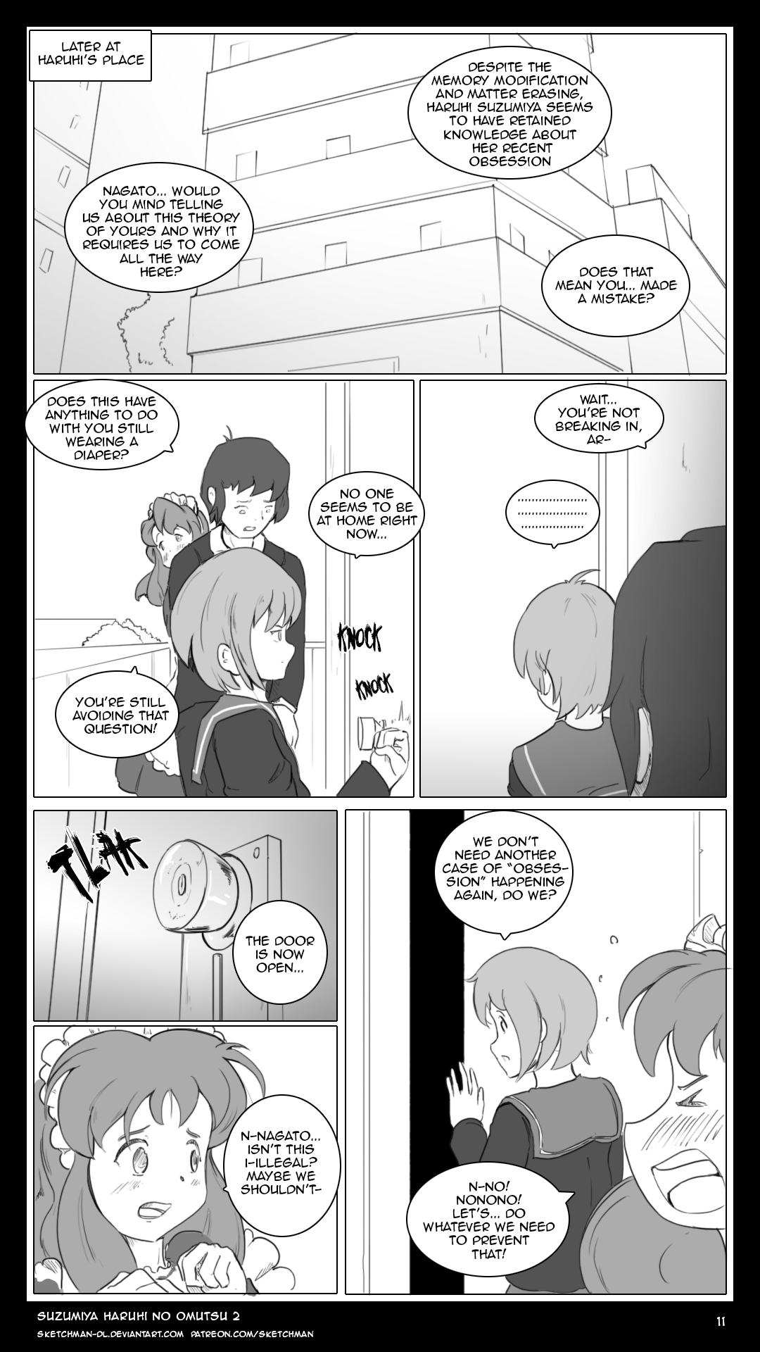 Suzumiya Haruhi no Omutsu 2 - The Diapers of Haruhi Suzumiya Part 2 page 11 full