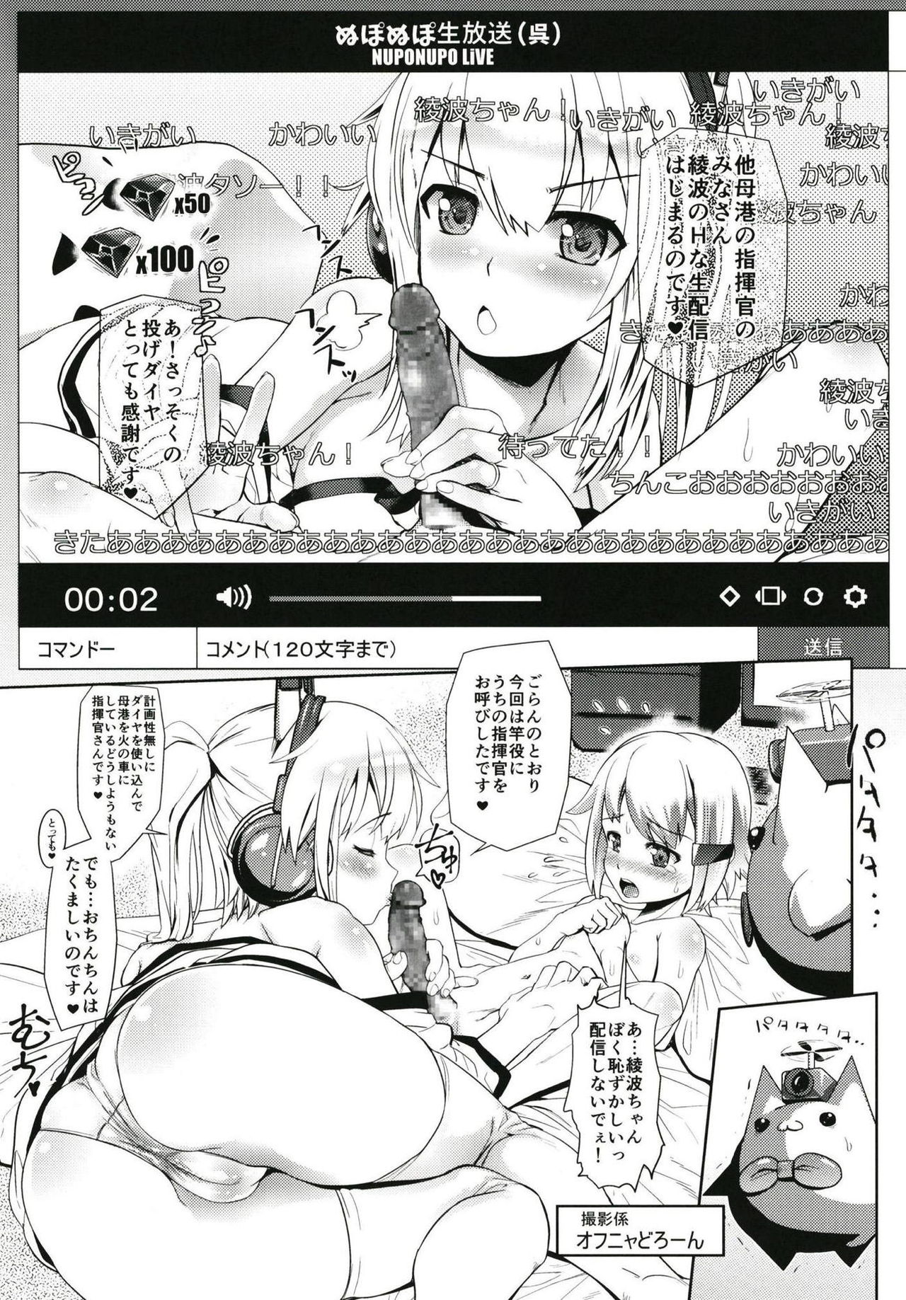 Shikikan Love na Ayanami ga Kawaii Shikikan to Ecchi na Namahaishin page 4 full