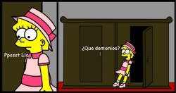 Comic xxx de "Los Simpsons" - Lisa ayuda a Bart