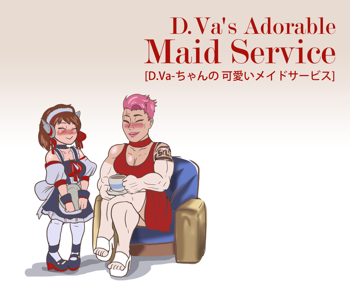 D.Va's Adorable Maid Service page 1 full