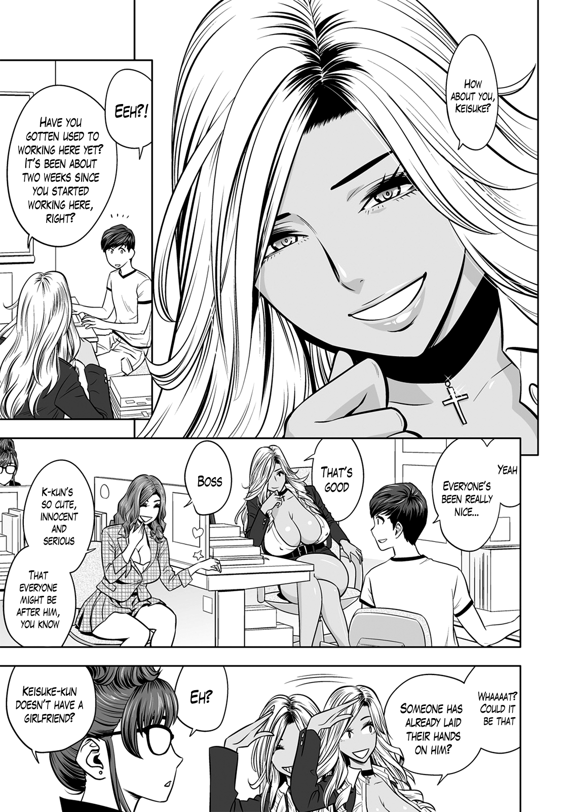 Gal Ane Shachou to Harem Office ~SEX wa Gyoumu ni Fukumimasu ka?~ Ch. 1-4 page 9 full