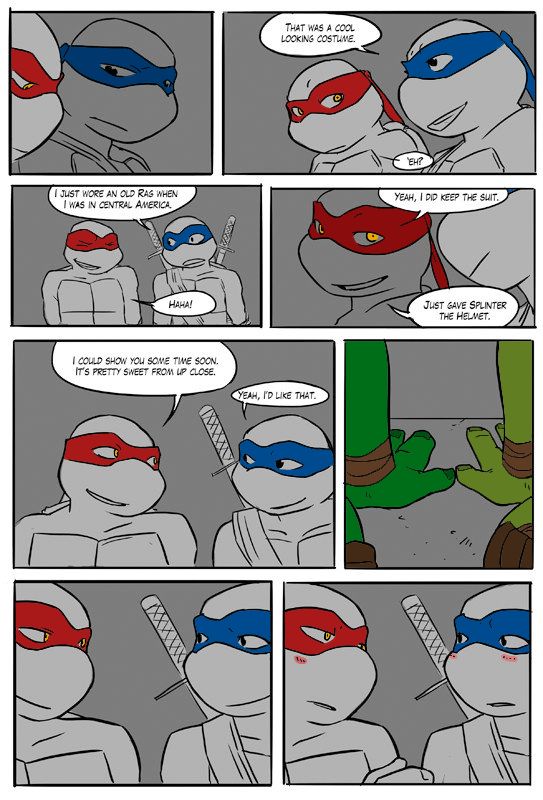 TMNT Black and Blue ch. 3 Colored by: Amateur page 11 full