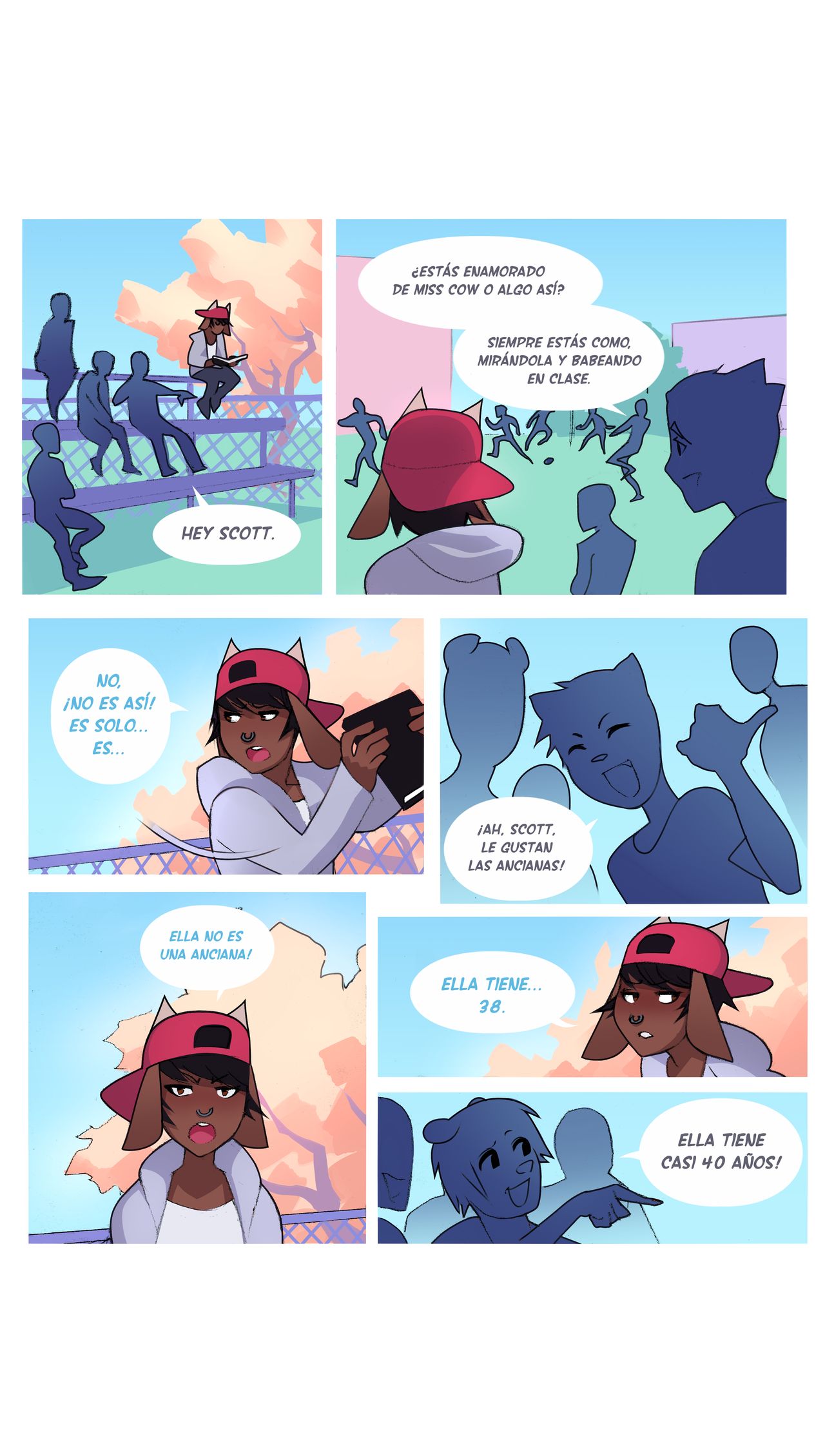 Wonderful Cow Teacher Gloria pt.1 | Gloria la Maravillosa Profesora pt.1 page 6 full