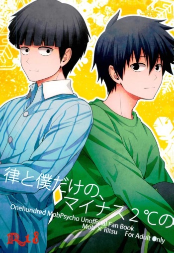 (ONE→HUNDRED 4) [Icy Cats (Aikawa Yuki)] Ritsu to Boku Dake no, Mainasu 2 ℃ no (Mob Psycho 100) cover