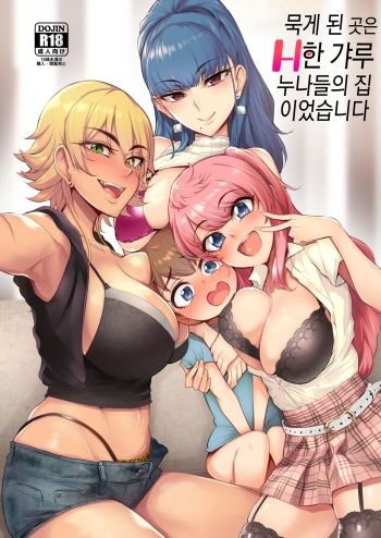 [A Gokuburi (Sian)] Otomari Shita no wa H na Gal Onee-chan-tachi no Ouchi deshita | 묵게 된 곳은 H한 갸루 누나들의 집이었습니다 [Korean] [Digital] cover
