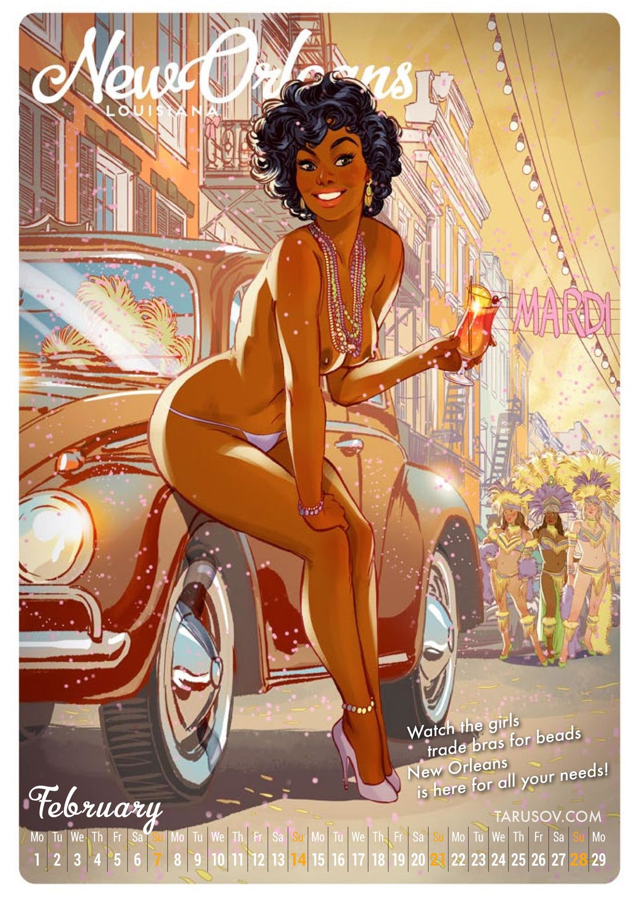 - 2016 American Girl Pin-Ups Calendar page 3 full