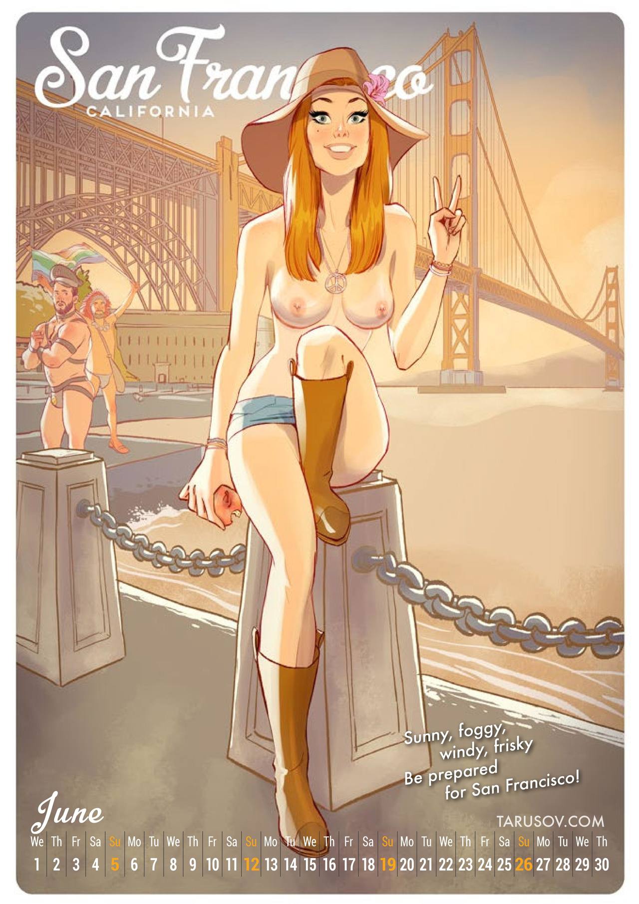 - 2016 American Girl Pin-Ups Calendar page 7 full