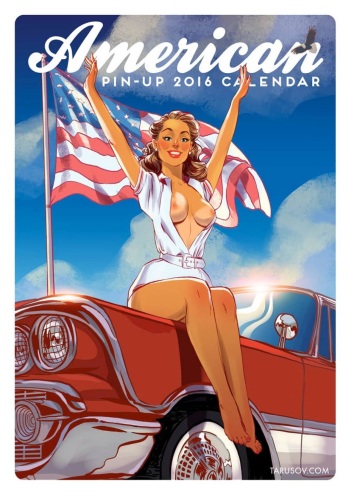 [Tarusov] - 2016 American Girl Pin-Ups Calendar cover