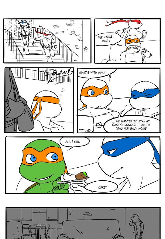 TMNT Black and Blue ch. 4 Colored by: Amateur page 12 full