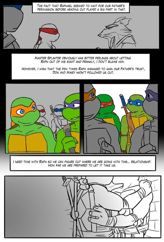 TMNT Black and Blue ch. 4 Colored by: Amateur page 2 full