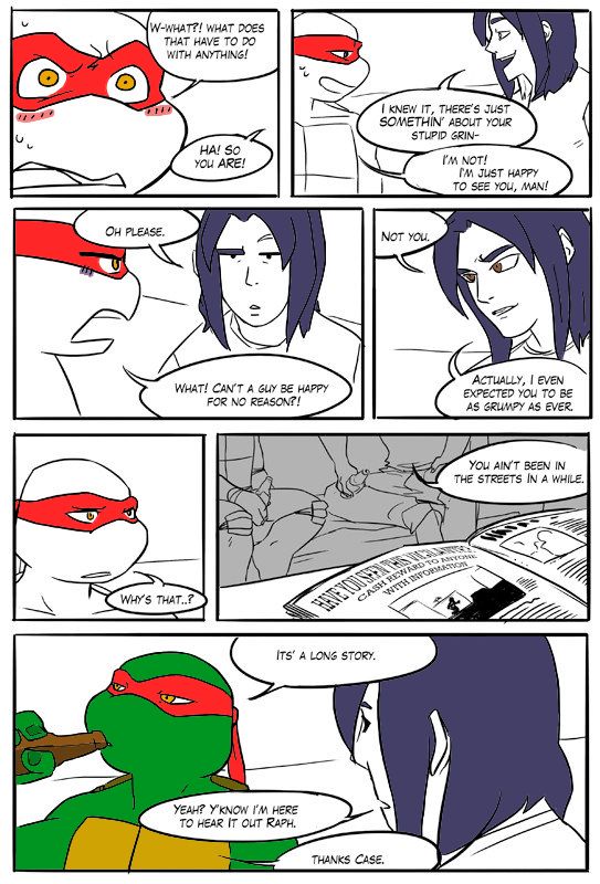 TMNT Black and Blue ch. 4 Colored by: Amateur page 7 full