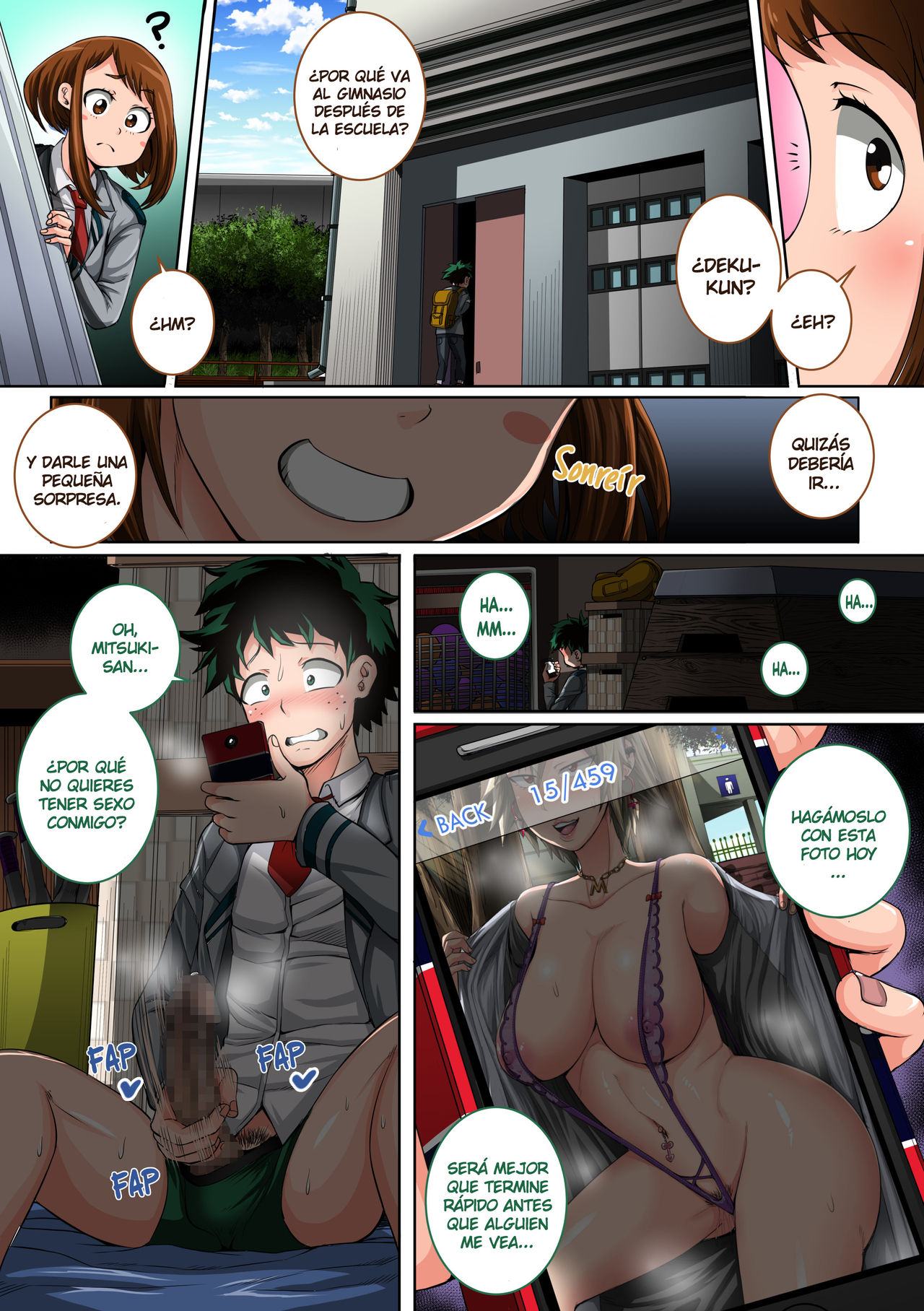 Boku no Harem Academia: 3-wa Ochako Hen "Arata na SEX Friend" page 3 full