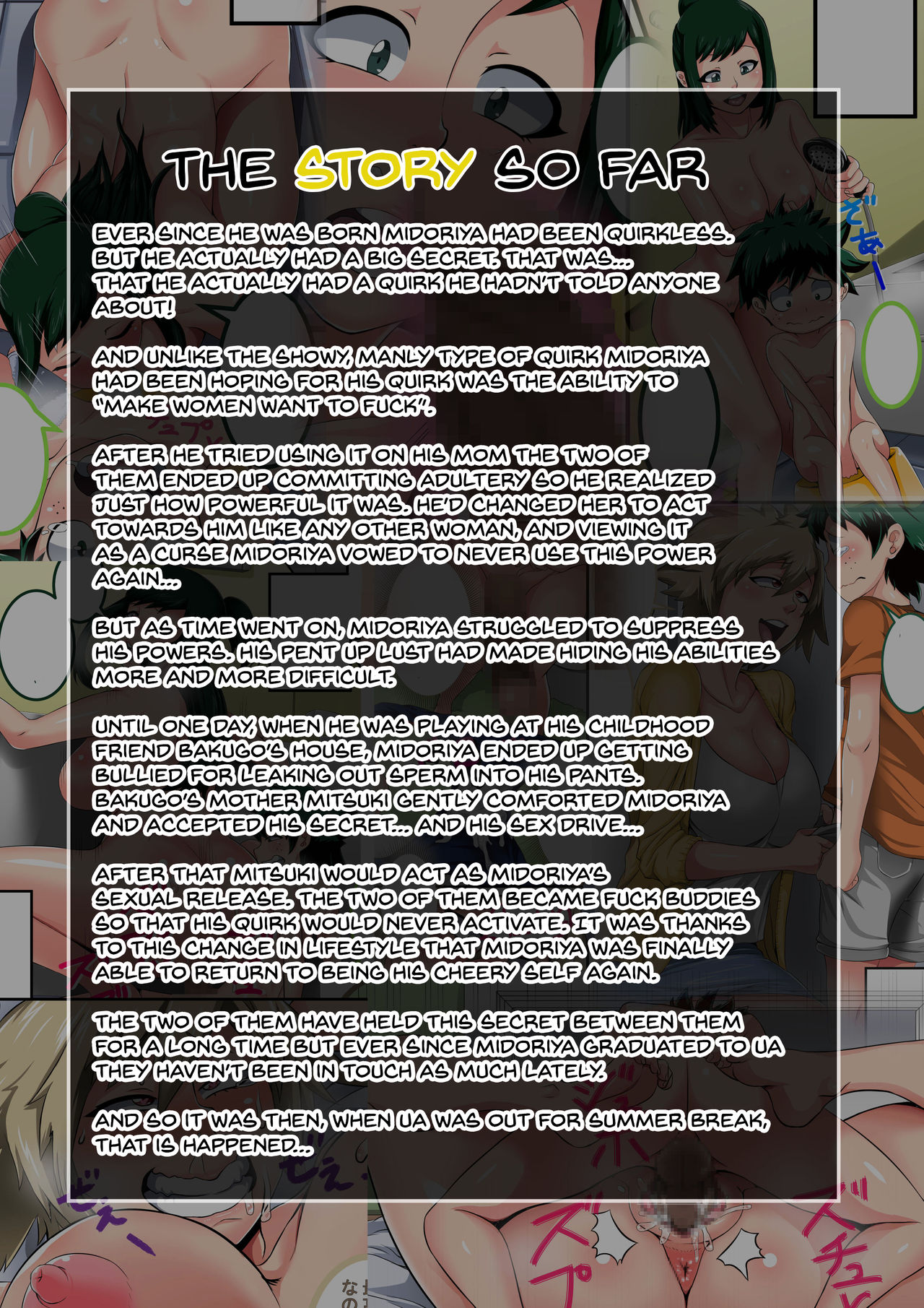 Boku no Harem Academia Bakugou Mama to no Natsuyasumi "Zenpen" | My Harem Academia - Spending Summer Break With Mama Bakugou page 2 full