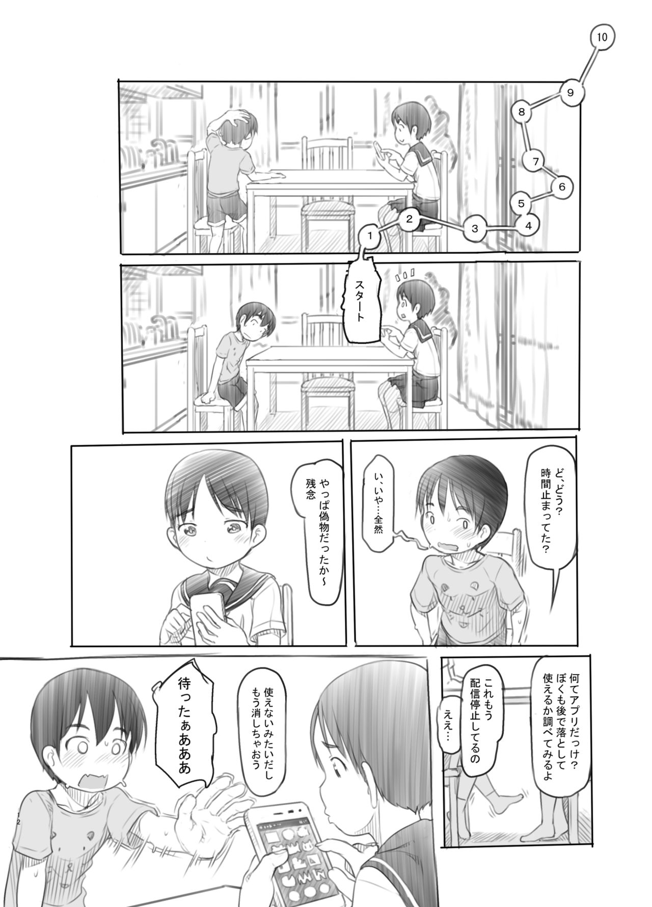 Sei ni Kyoumi ga Detekita Otouto ni Jikan Teishi Appli o Ataete Mita page 11 full