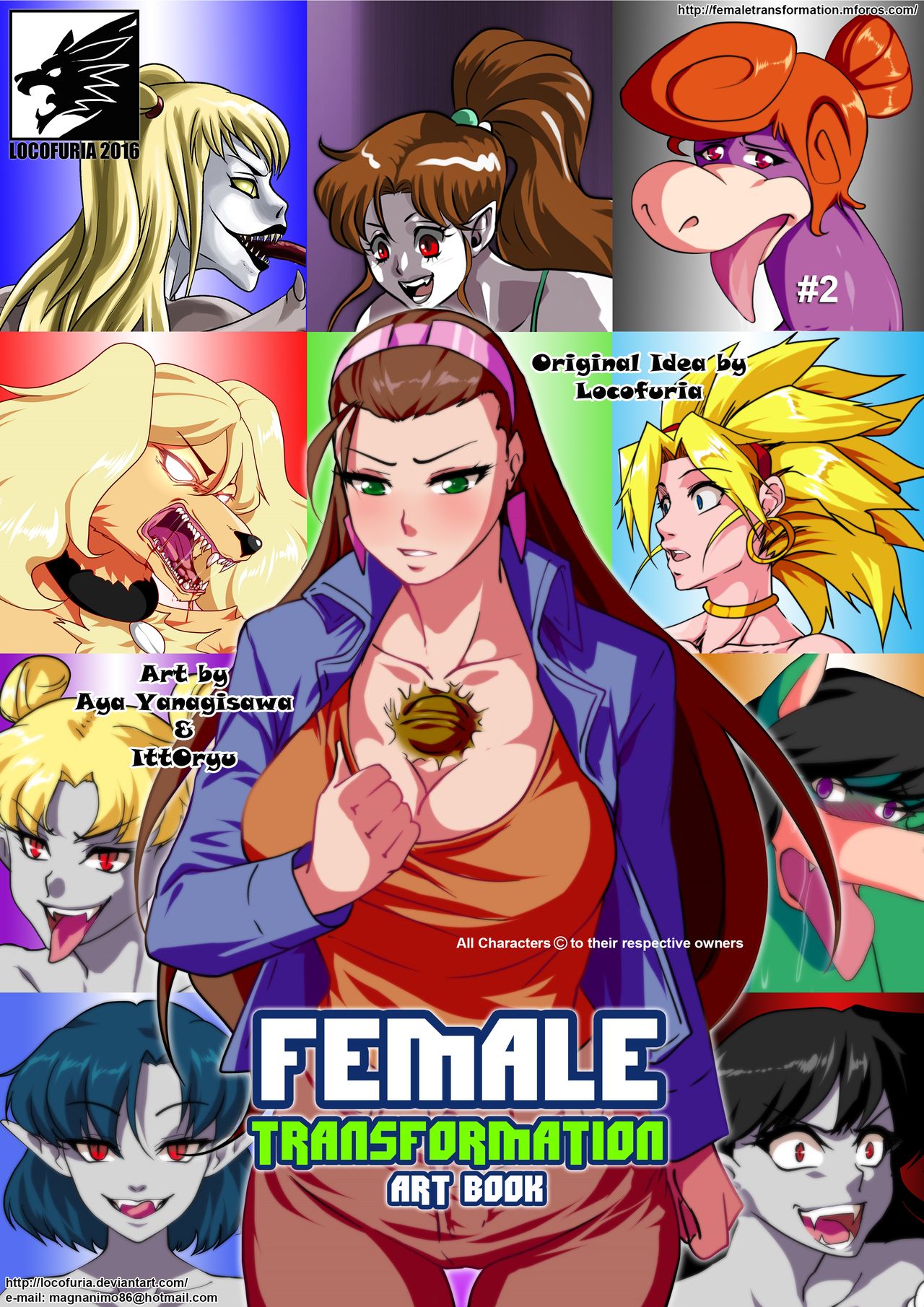 Female Transformation Art Book 2 page 1 full