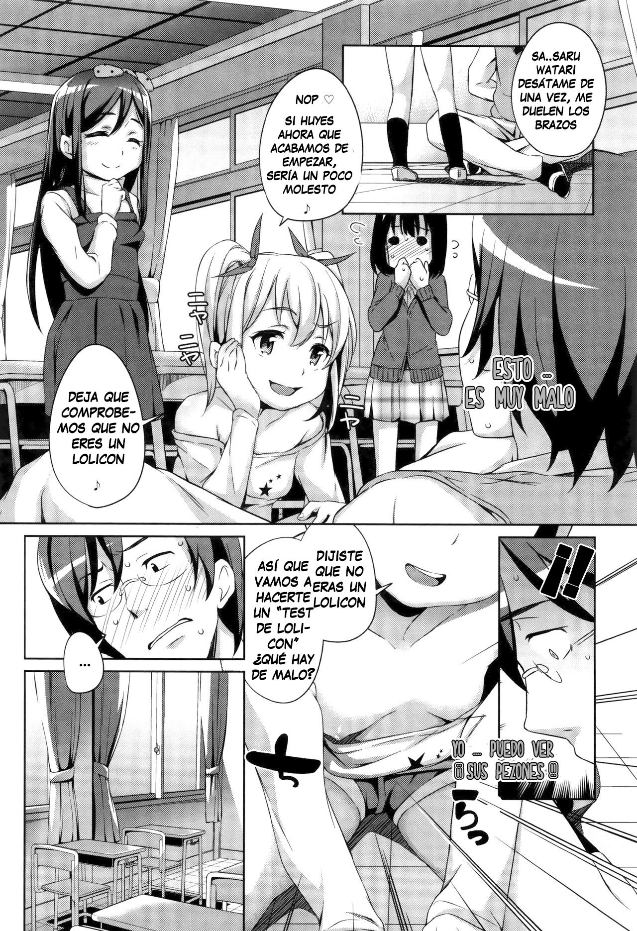 Sanbiki ga Yuku! | The Three Girls Go! page 4 full