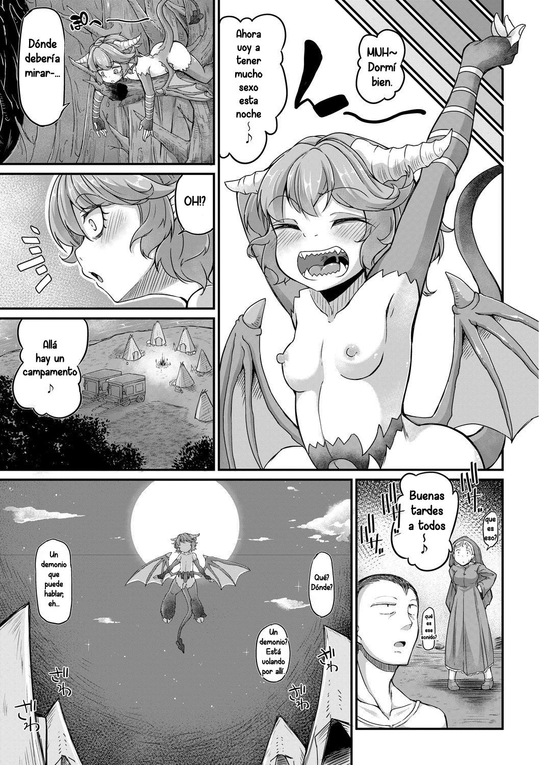 Fukkou!? Ishu Kouhai -Mazoku to Ningen no Kyousei Jidai- 6-wa page 5 full
