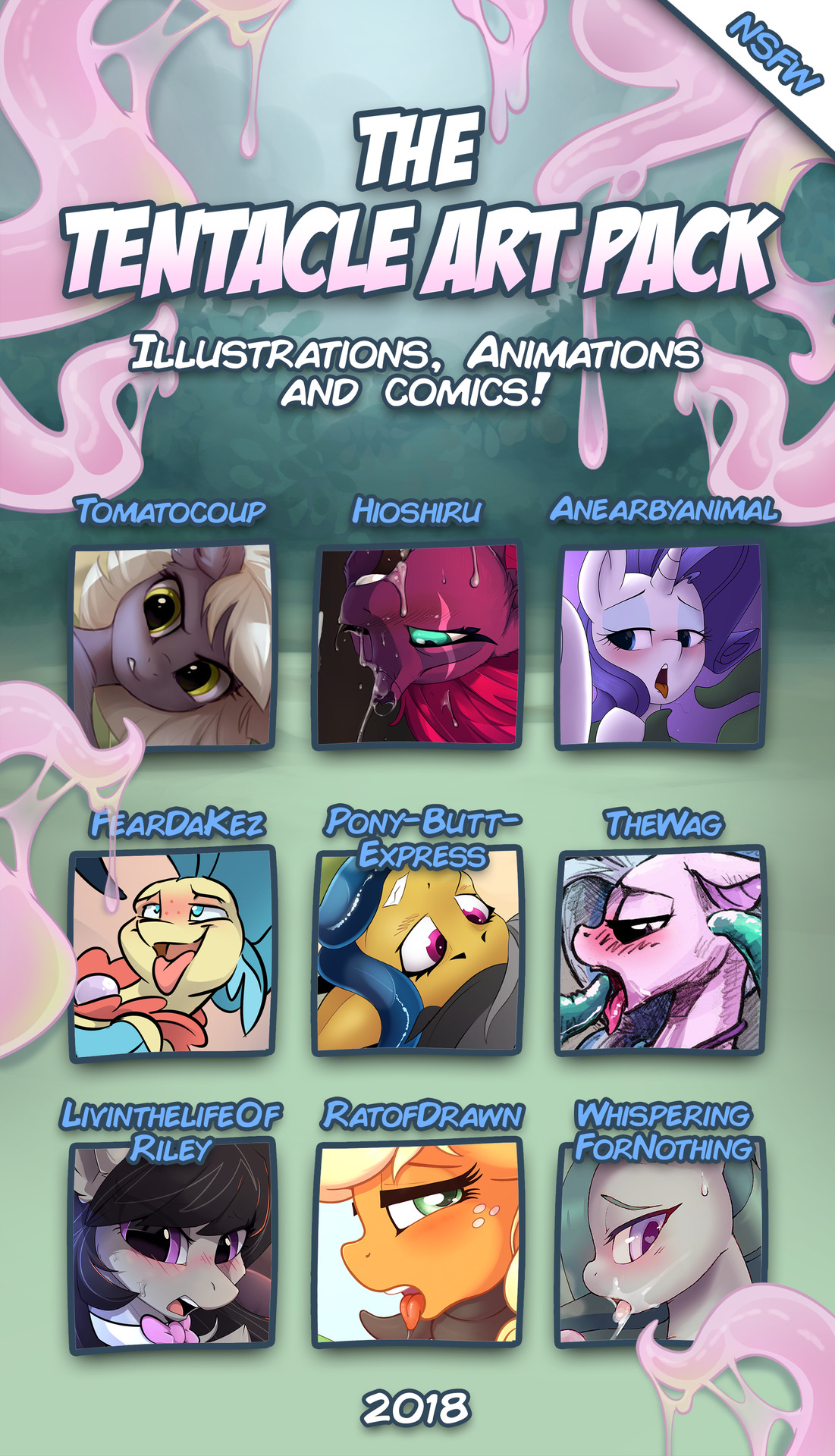 The Tentacle Art Pack page 1 full