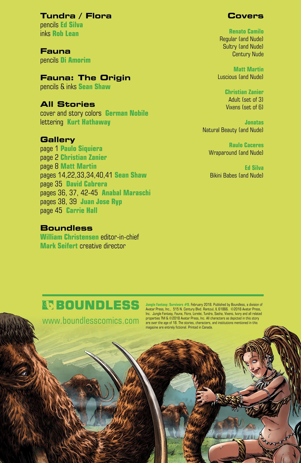 Jungle Fantasy - Survivors #9 page 2 full
