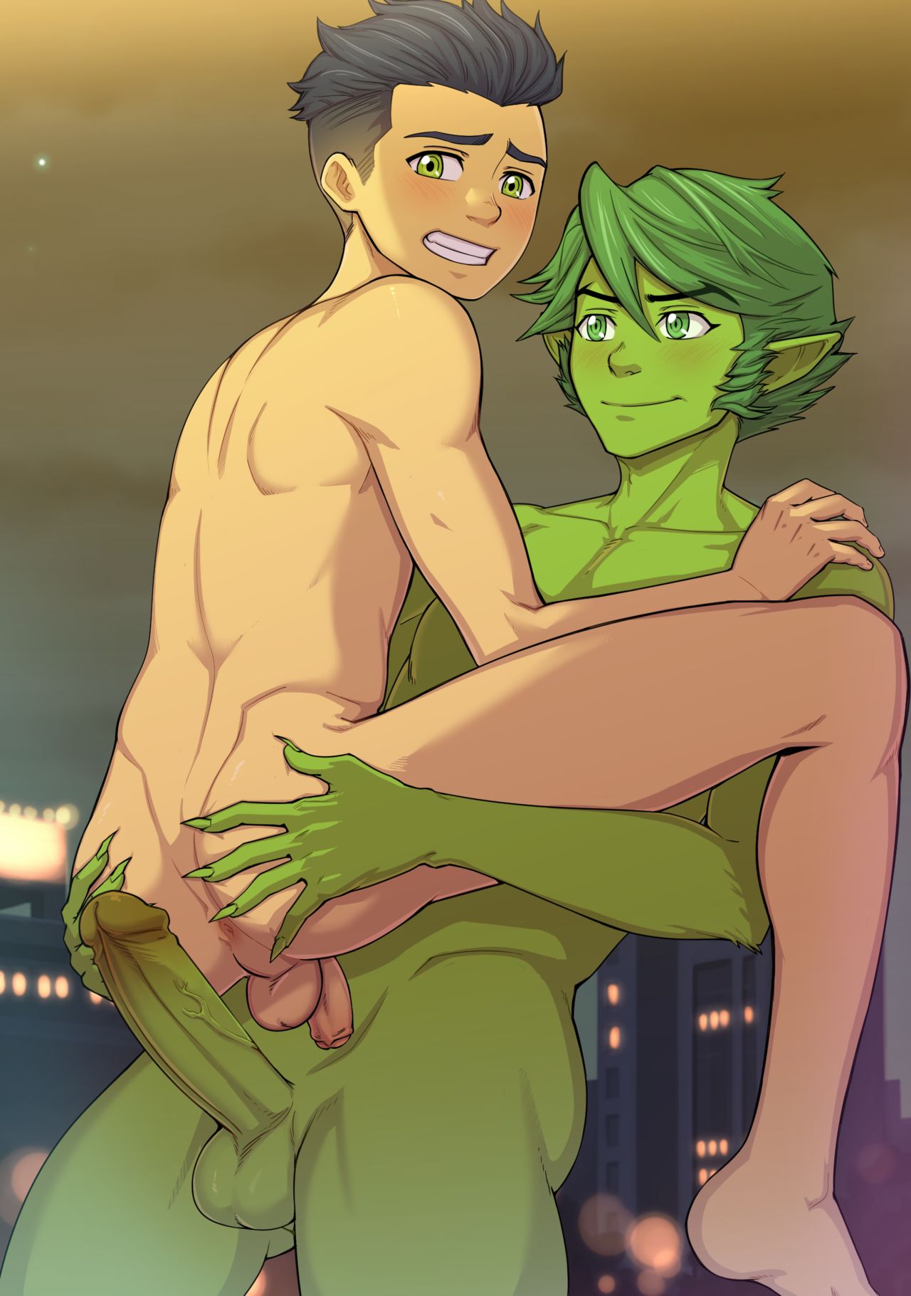 Beast Boy X Damian Wayne page 2 full