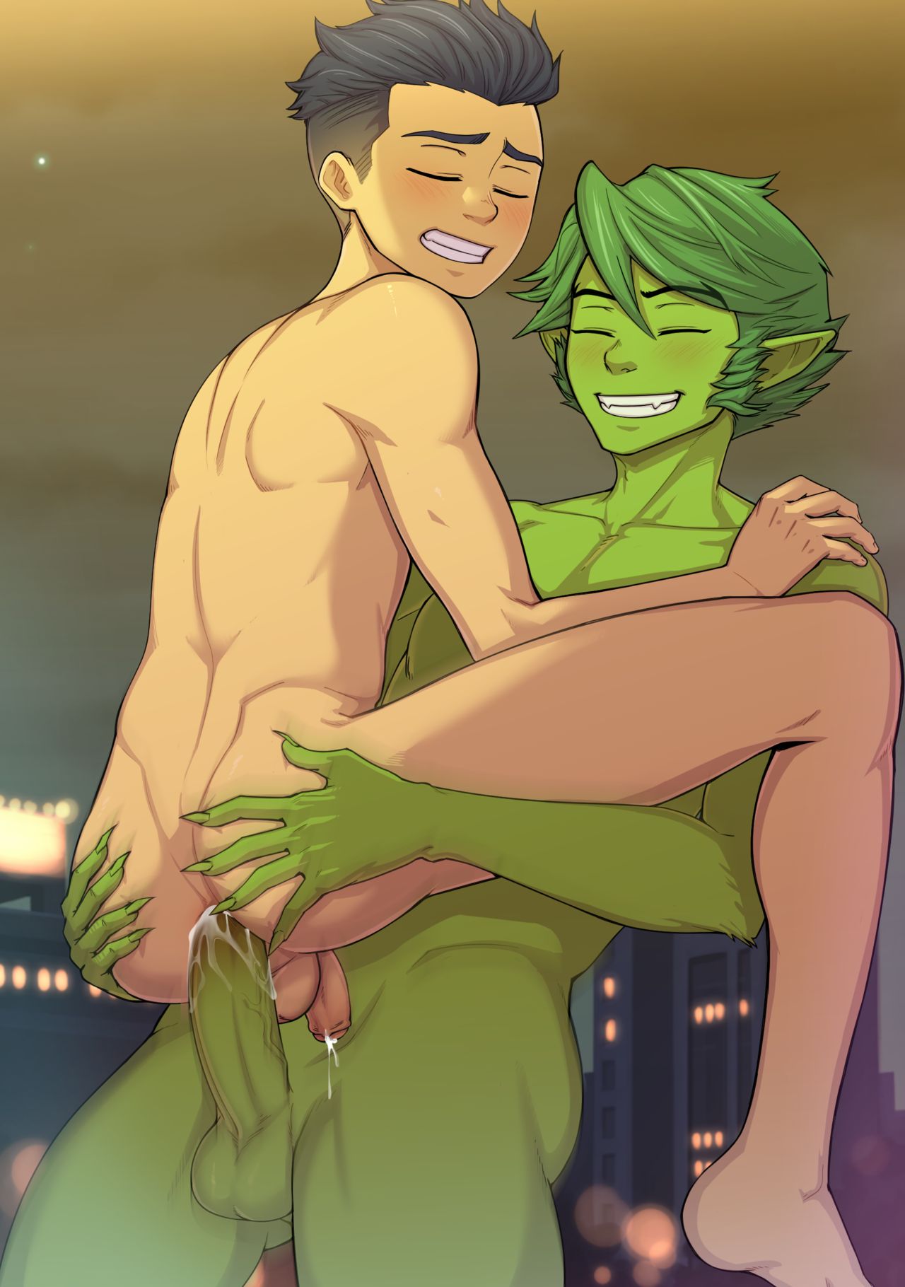 Beast Boy X Damian Wayne page 9 full