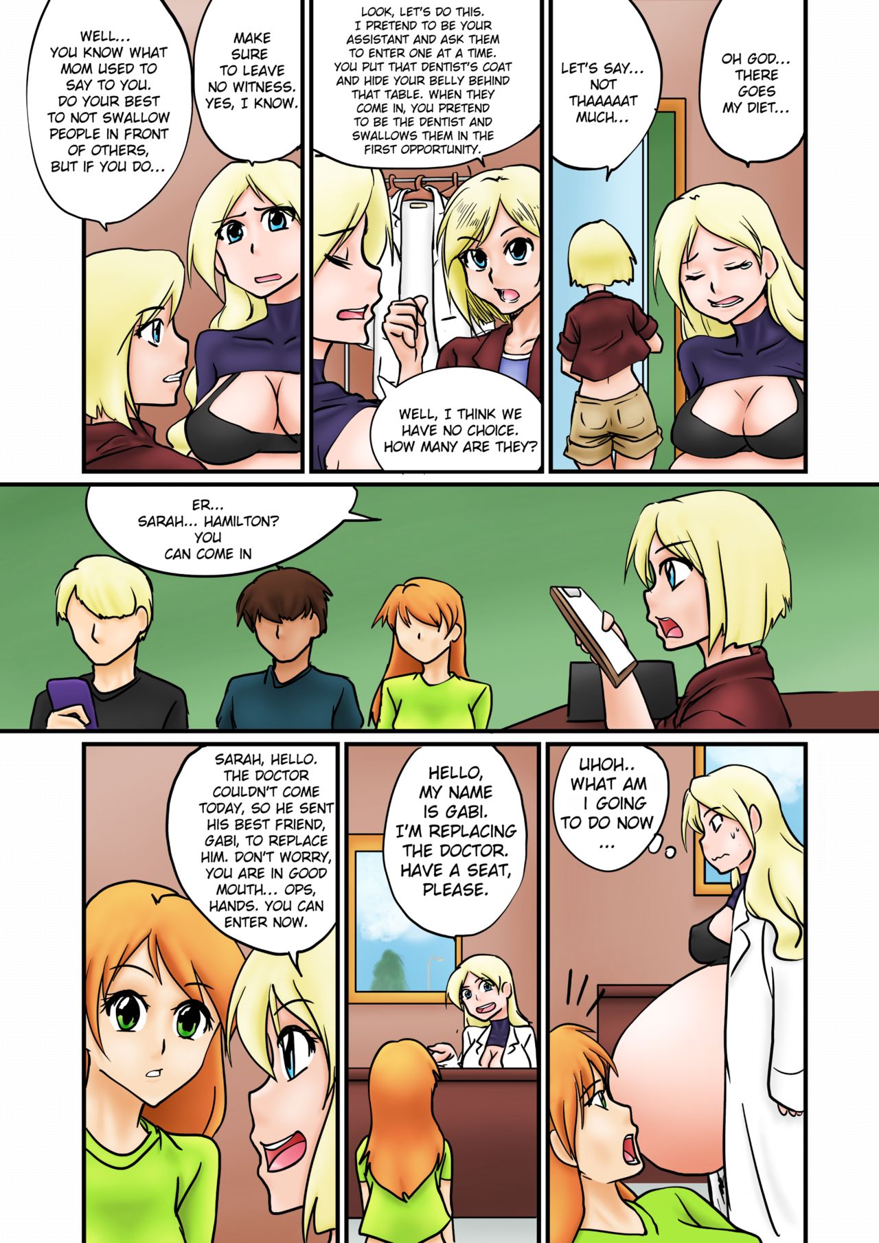 Fun in the dentist - colored page 4 full