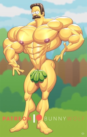[The Fabulous Croissant] Sexy Flanders (The Simpsons) cover